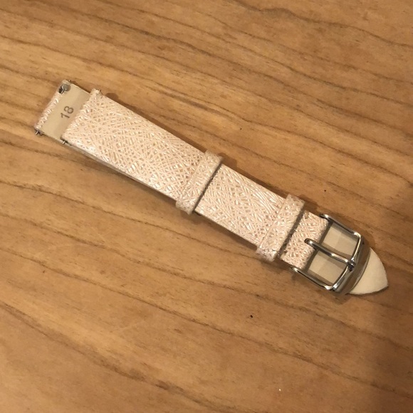NWOT Michele leather watch strap main image 5